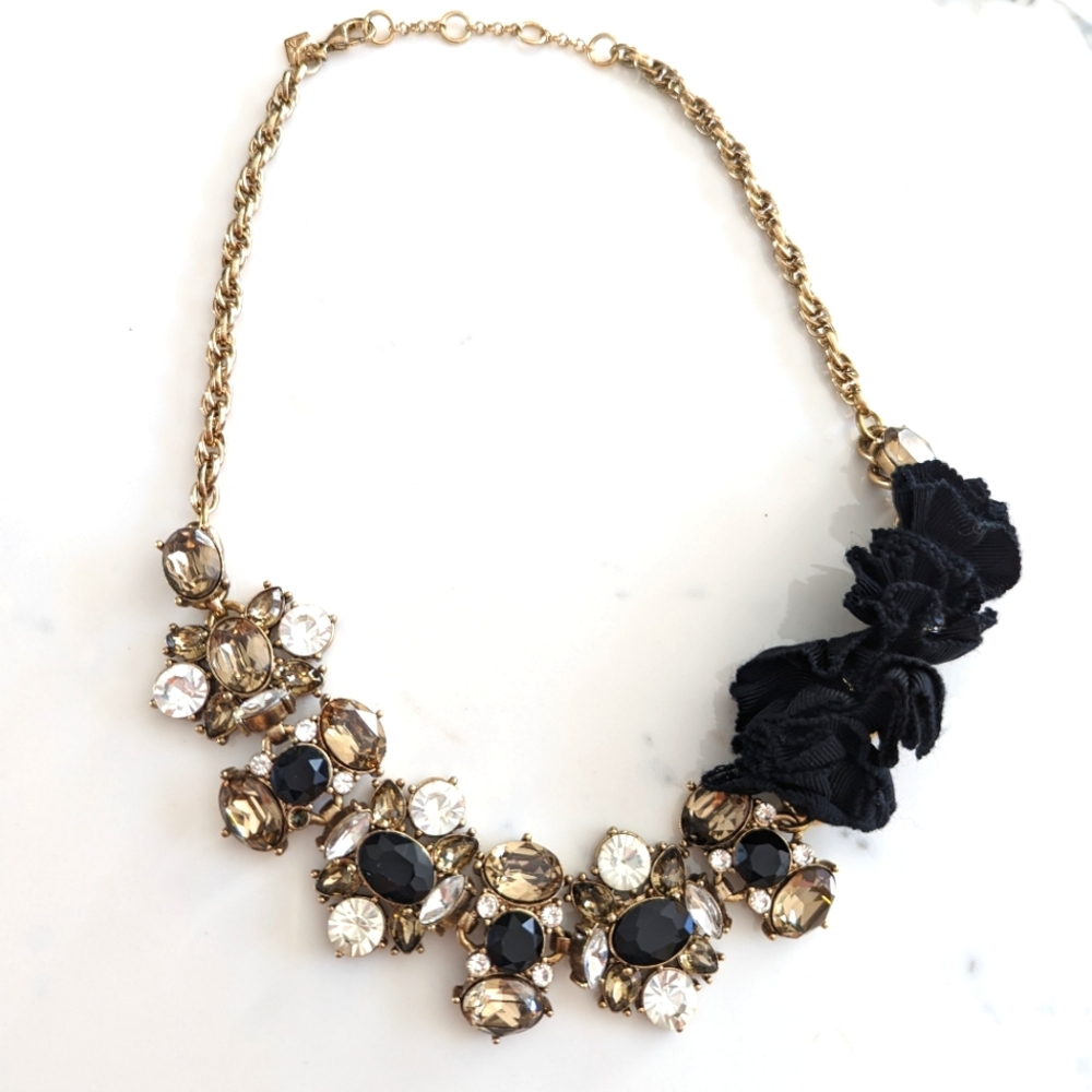 Gemstone statement necklace